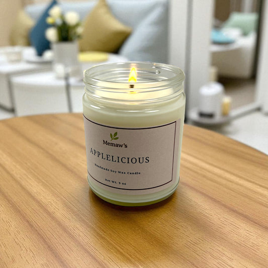 Applelicious – Handcrafted Soy Wax Candle (9 oz)