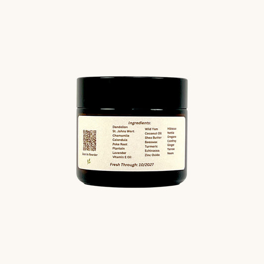 Memaw’s Skin Doctor 2 oz jar — soothing herbal skin cream for dryness, irritation, and rashes.